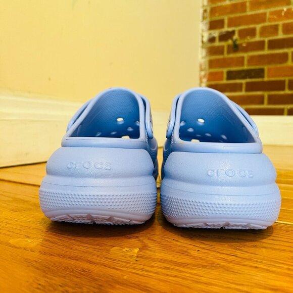 Crocs Classic Mega Crush Clog Moon Jelly Purple Men’s 9 Women’s 11 - Picture 9 of 16